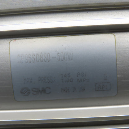 SMC CP96SDB80-500W 80mm Bore 500mm Stroke Double Rod Air Cylinder 1.0 Mpa