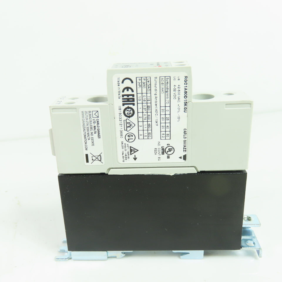 Carlo Gavazzi RGC1A60D15KGU Solid State Relay 600V 20A 4-32VDC NEW
