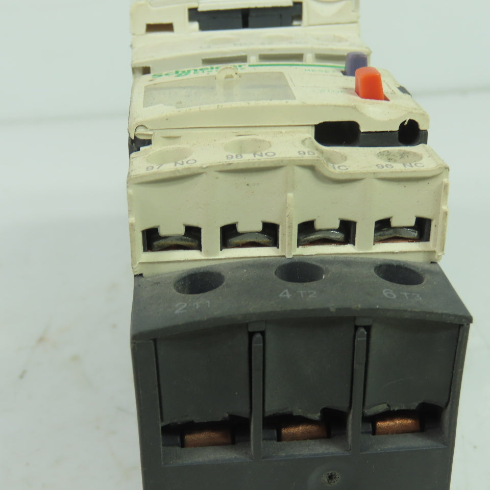 Schneider LC1D18 600VAC Contactor 18A 220V Coil W/ LRD32C Overload 23-32A