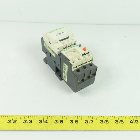 Schneider LC1D18 600VAC Contactor 18A 220V Coil W/ LRD32C Overload 23-32A