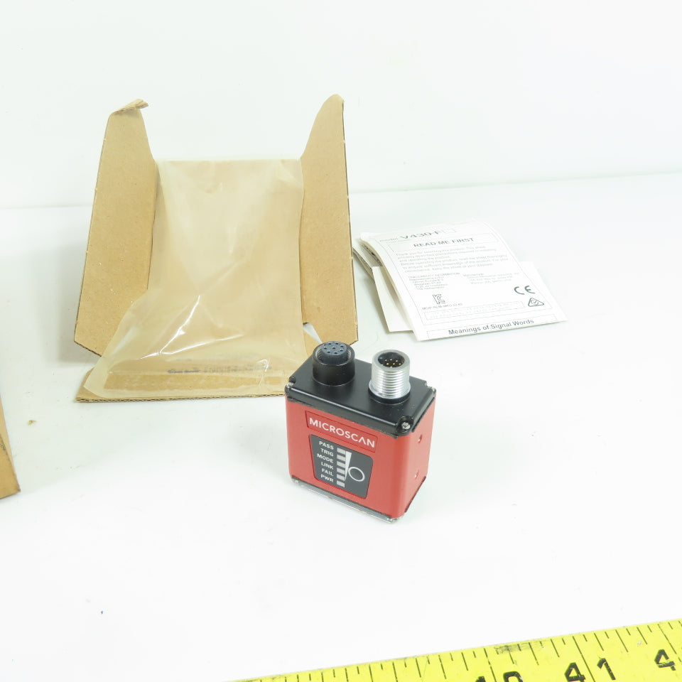 Microscan 7412-3000-1005 ID-40 MicroHAWK Barcode Reader 1.2MP Mono UHD 24VDC