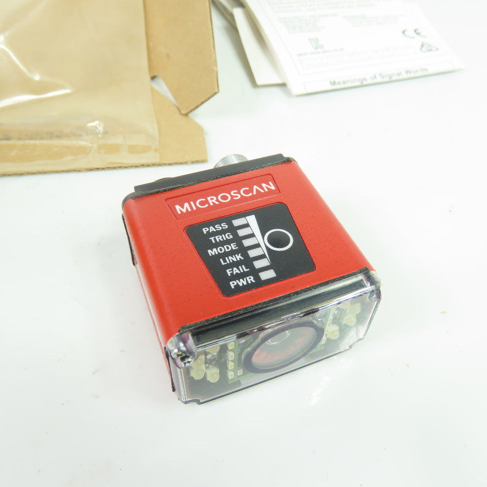Microscan 7412-3000-1005 ID-40 MicroHAWK Barcode Reader 1.2MP Mono UHD 24VDC
