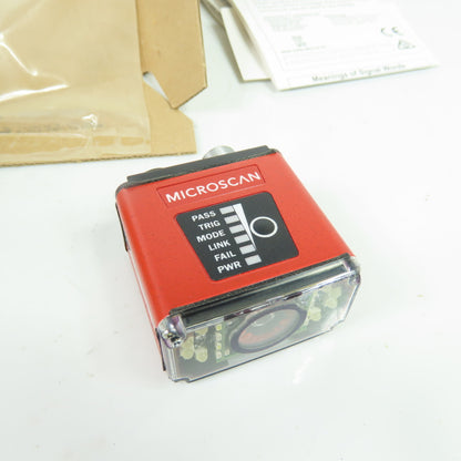 Microscan 7412-3000-1005 ID-40 MicroHAWK Barcode Reader 1.2MP Mono UHD 24VDC