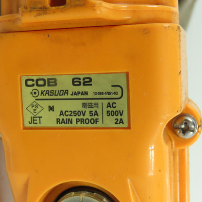 Kasuga COB 62 Pendant Station Hoist Control 4-Button UP DOWN FWD REV
