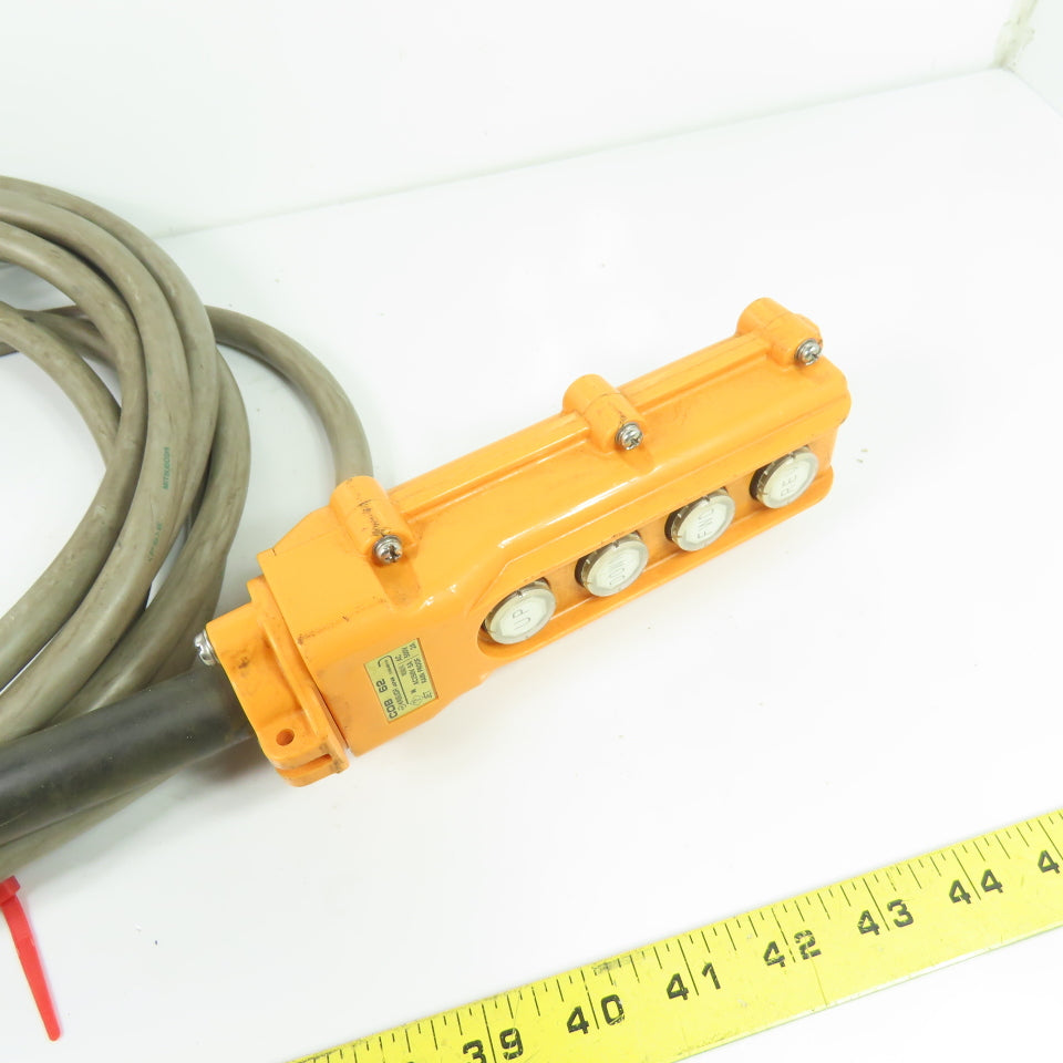 Kasuga COB 62 Pendant Station Hoist Control 4-Button UP DOWN FWD REV