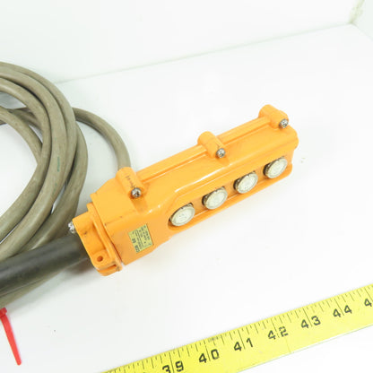 Kasuga COB 62 Pendant Station Hoist Control 4-Button UP DOWN FWD REV