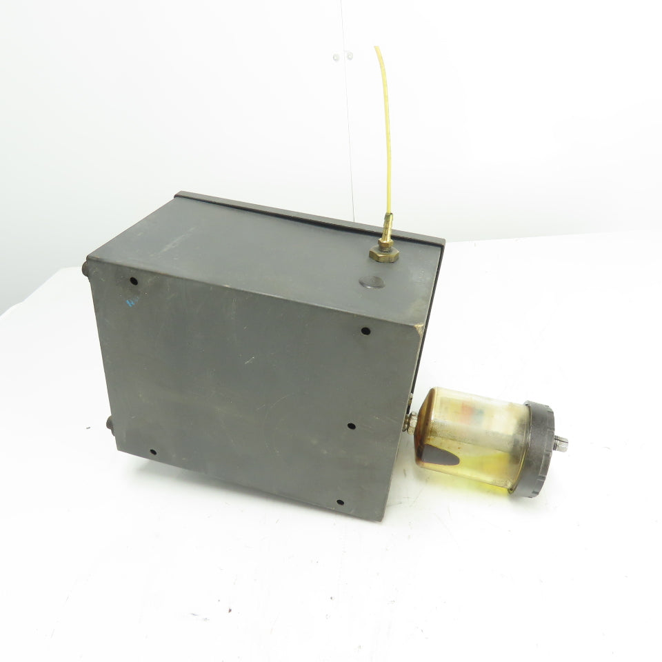 J.J. "Merlin" Systems, Inc. Pneumatic Lubrication Control Box with Reservoir