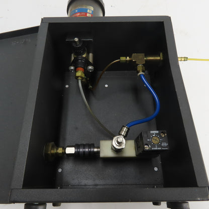 J.J. "Merlin" Systems, Inc. Pneumatic Lubrication Control Box with Reservoir