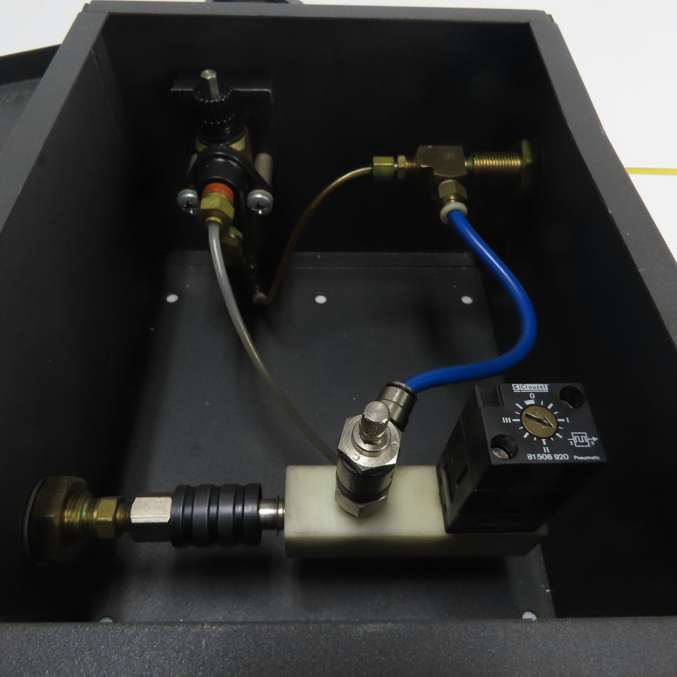 J.J. "Merlin" Systems, Inc. Pneumatic Lubrication Control Box with Reservoir