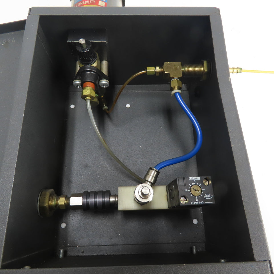 J.J. "Merlin" Systems, Inc. Pneumatic Lubrication Control Box with Reservoir