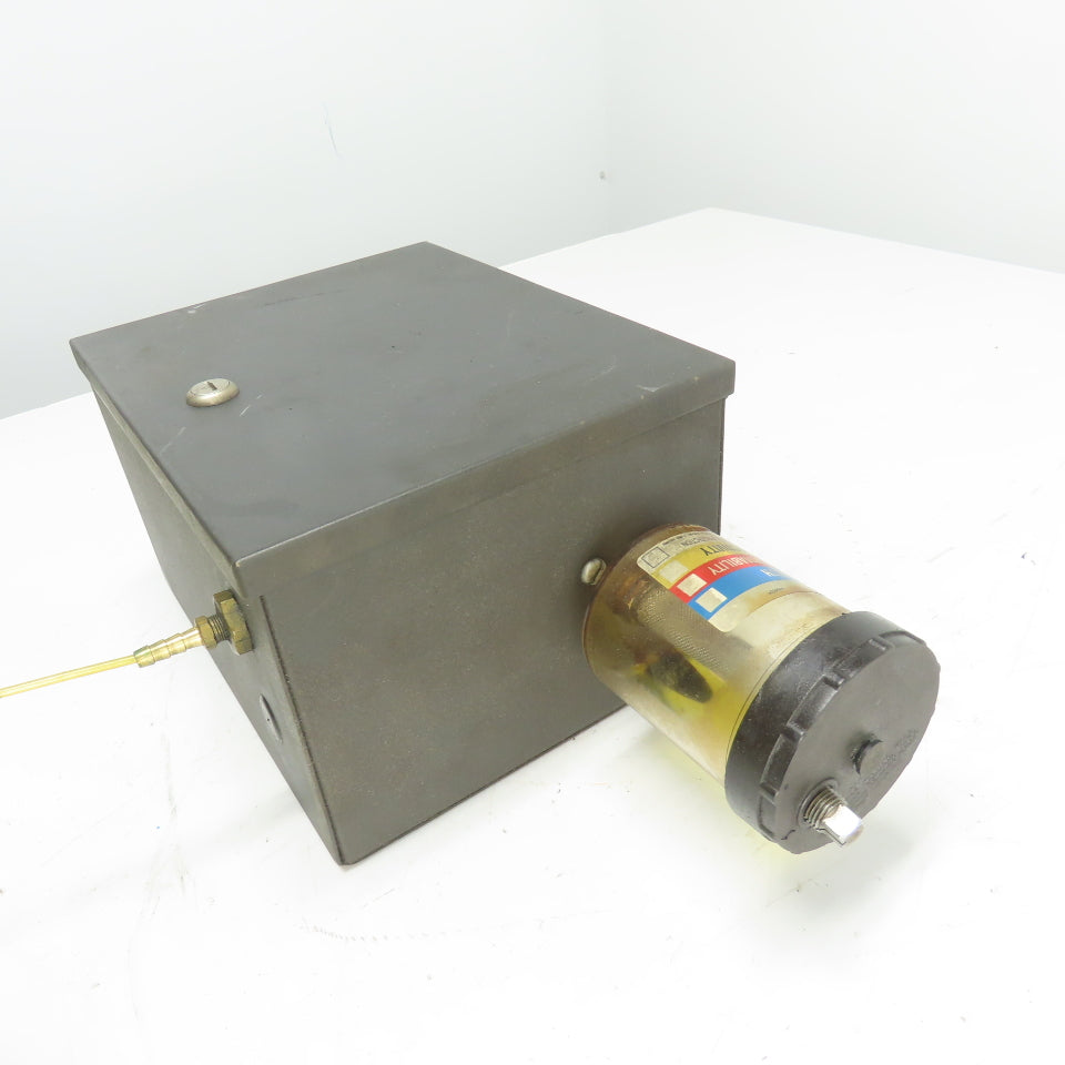 J.J. "Merlin" Systems, Inc. Pneumatic Lubrication Control Box with Reservoir