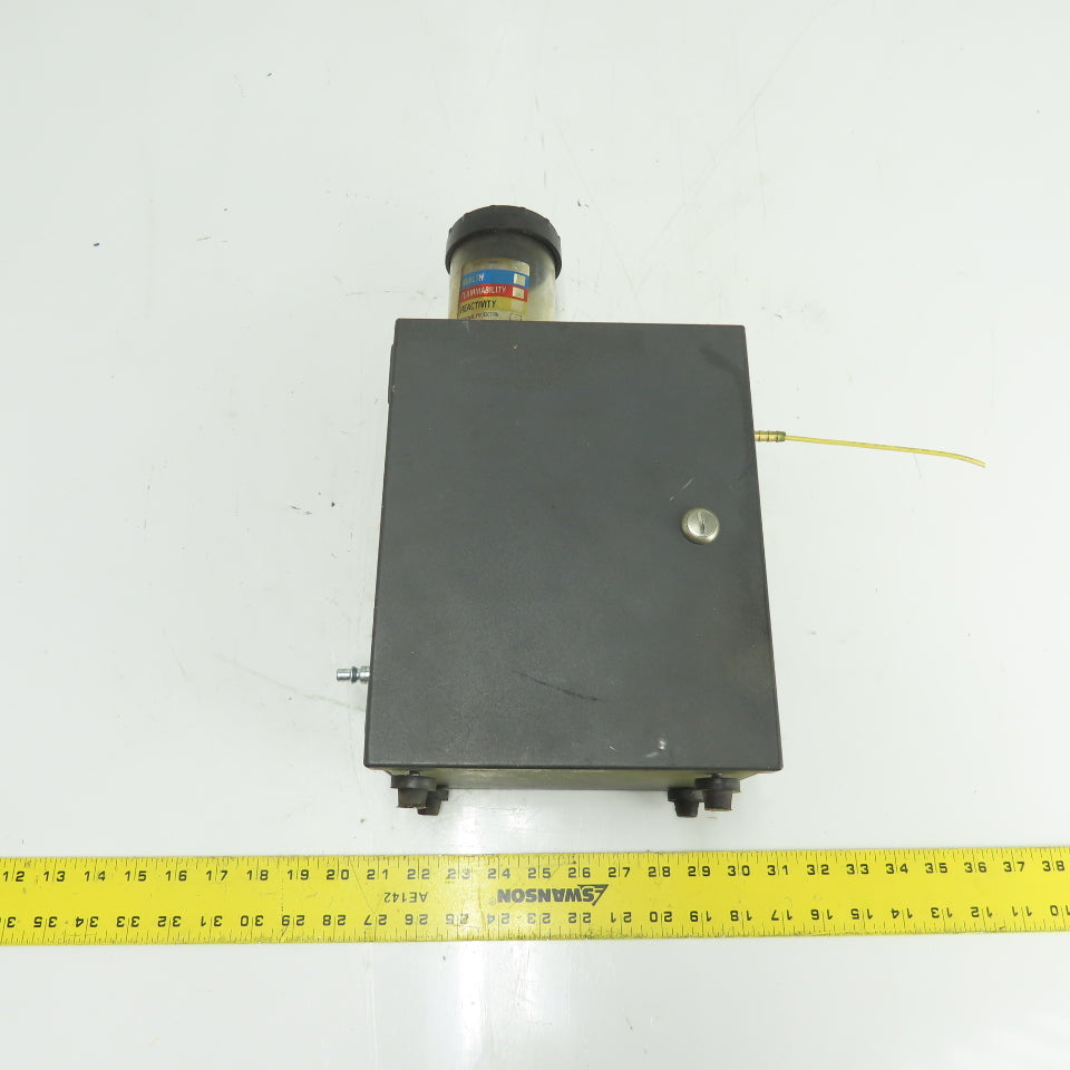 J.J. "Merlin" Systems, Inc. Pneumatic Lubrication Control Box with Reservoir