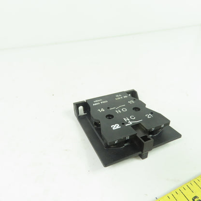 ABB Auxiliary Contact Block 1NO 1NC 10A 600VAC NEMA A600 P600