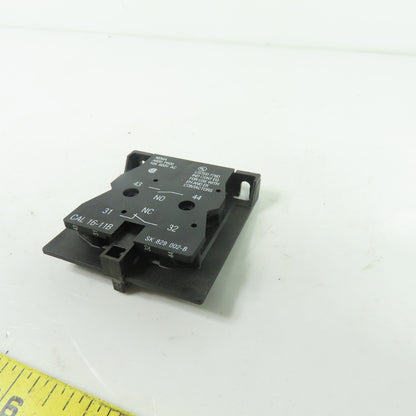 ABB SK 829 002-B CAL 16-11B Side Mounted Auxiliary Contact Block 600VAC 10A