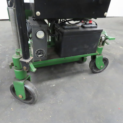 Bishamon LVE-100 2200Lbs. Skid Lift 12V Powered Fork Pallet Truck 30" Lift