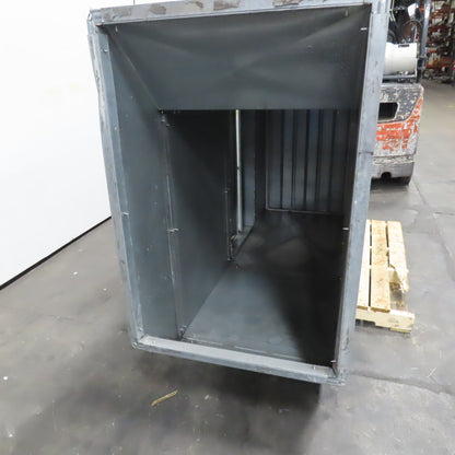24" x 36" HVAC Air Intake Indoor Outdoor Louvered Manual Seasonal Bypass