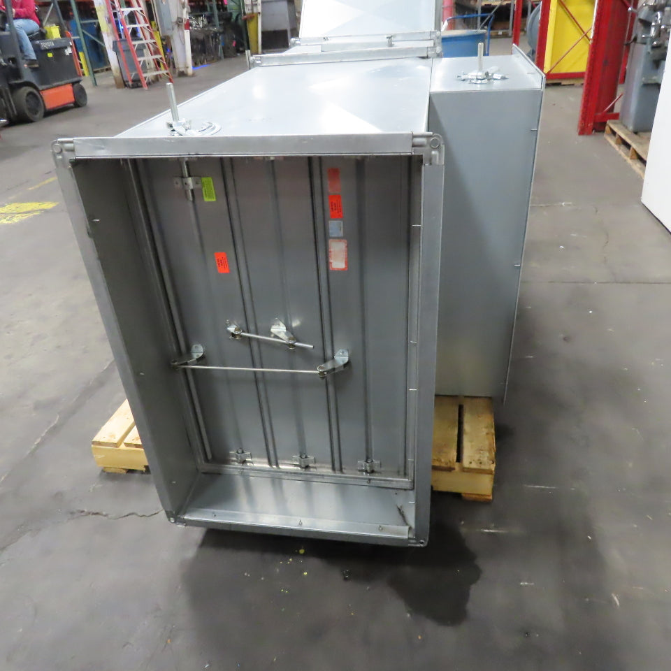 24" x 36" HVAC Air Intake Indoor Outdoor Louvered Manual Seasonal Bypass
