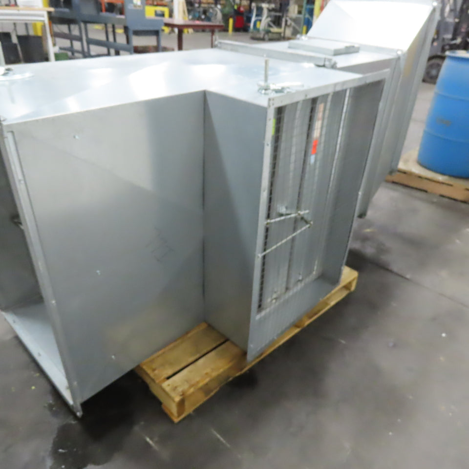 24" x 36" HVAC Air Intake Indoor Outdoor Louvered Manual Seasonal Bypass