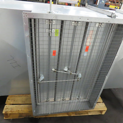 24" x 36" HVAC Air Intake Indoor Outdoor Louvered Manual Seasonal Bypass
