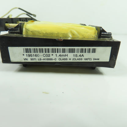 Reliance Electric 195160-C02 1.4mH 15.4A Inductor Class H