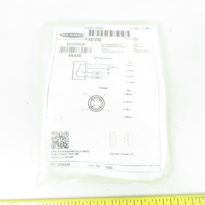 Banner QS18VP6RQ8 WORLD-BEAM Photoelectric Sensor 10-30VDC PNP NEW