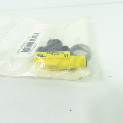 Banner QS18VP6RQ8 WORLD-BEAM Photoelectric Sensor 10-30VDC PNP NEW
