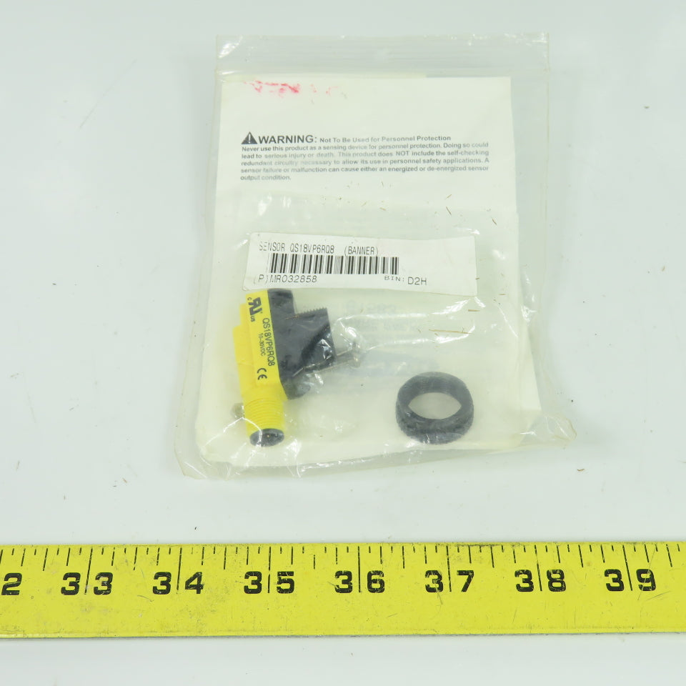 Banner QS18VP6RQ8 WORLD-BEAM Photoelectric Sensor 10-30VDC PNP NEW