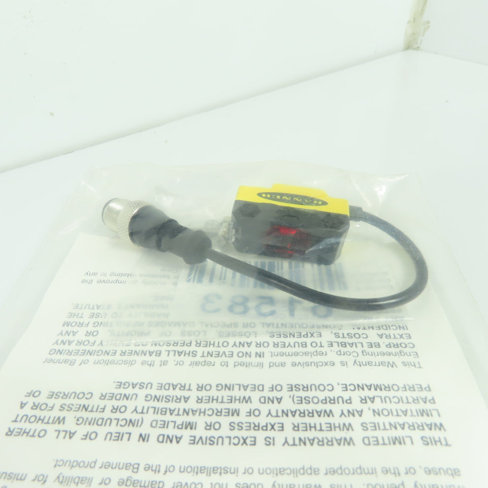 Banner QS186EBQ5 World-Beam Photoelectric Emitter 10-30VDC M12 QD NEW
