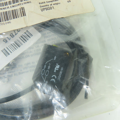 Banner Q20PLP World-Beam Polarized Retroreflective Photoelectric Sensor 10-30VDC