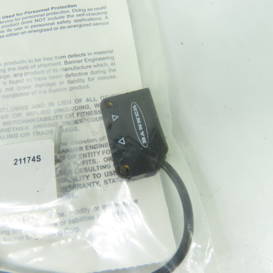 Banner Q20PLVQ5 World-Beam Retroreflective Photoelectric Sensor 10-30VDC