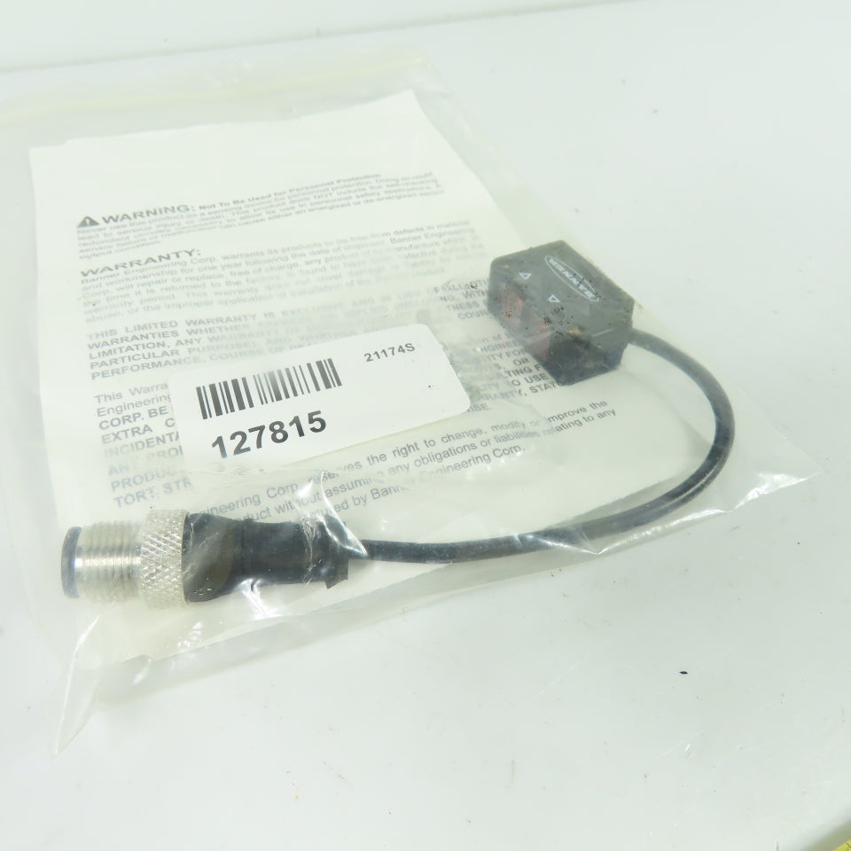 Banner Q20PLVQ5 World-Beam Retroreflective Photoelectric Sensor 10-30VDC