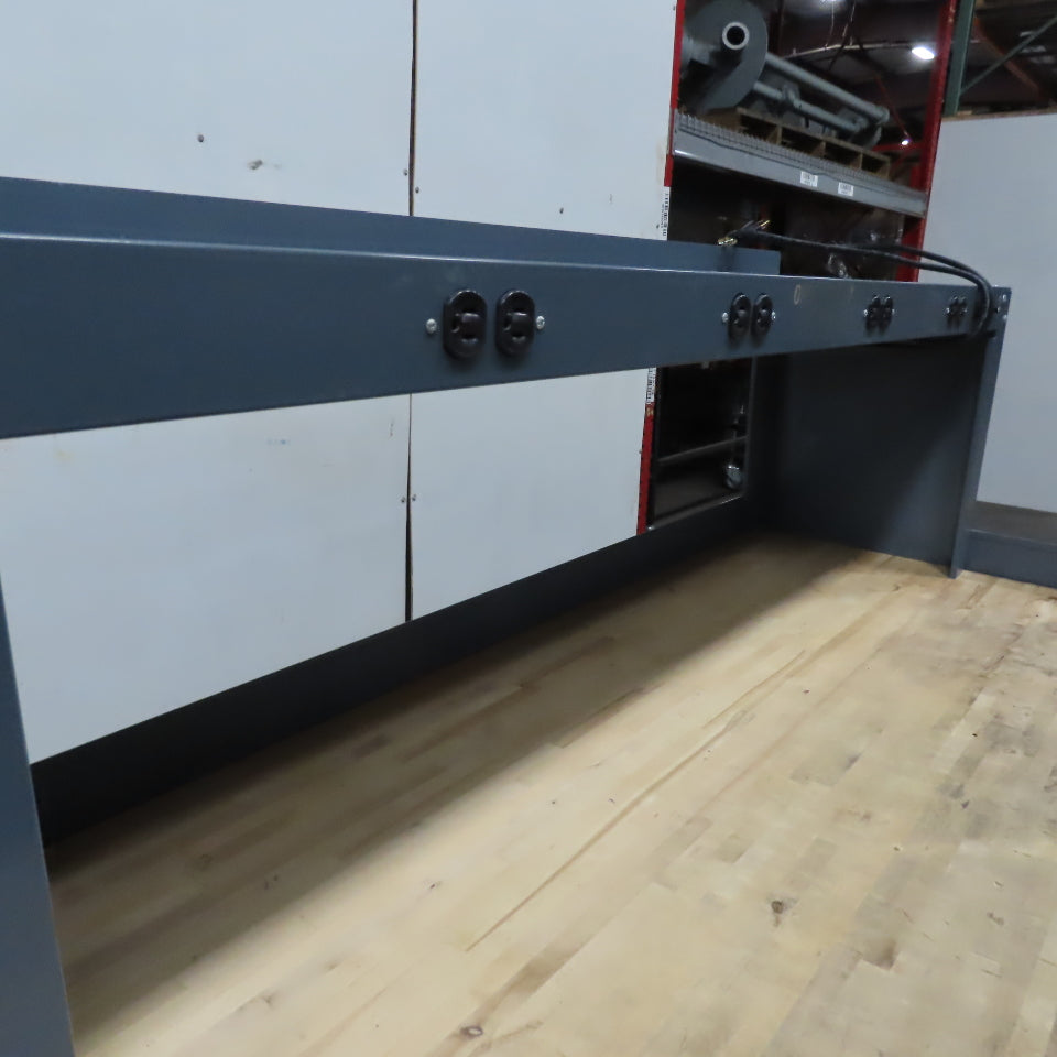 60" x 30" Butcher Block Top Industrial Work Desk Bench Riser Electric and Drawer