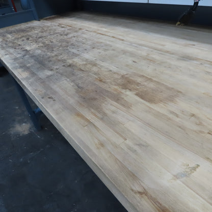 60" x 30" Butcher Block Top Industrial Work Desk Bench Riser Electric and Drawer