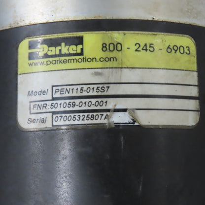 Parker 803-2184A PEN115-015S7 60" Servo Positioner Linear Actuator Gear Reducer