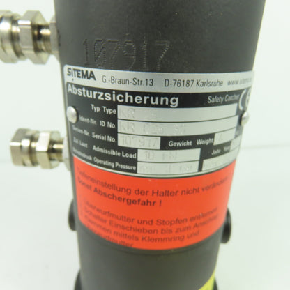 SITEMA KR 025 30 KR 25 Pneumatic Safety Catcher 10kN 10-250 bar