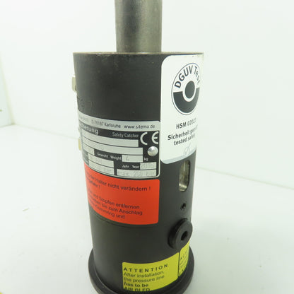 SITEMA KR 025 30 KR 25 Pneumatic Safety Catcher 10kN 10-250 bar