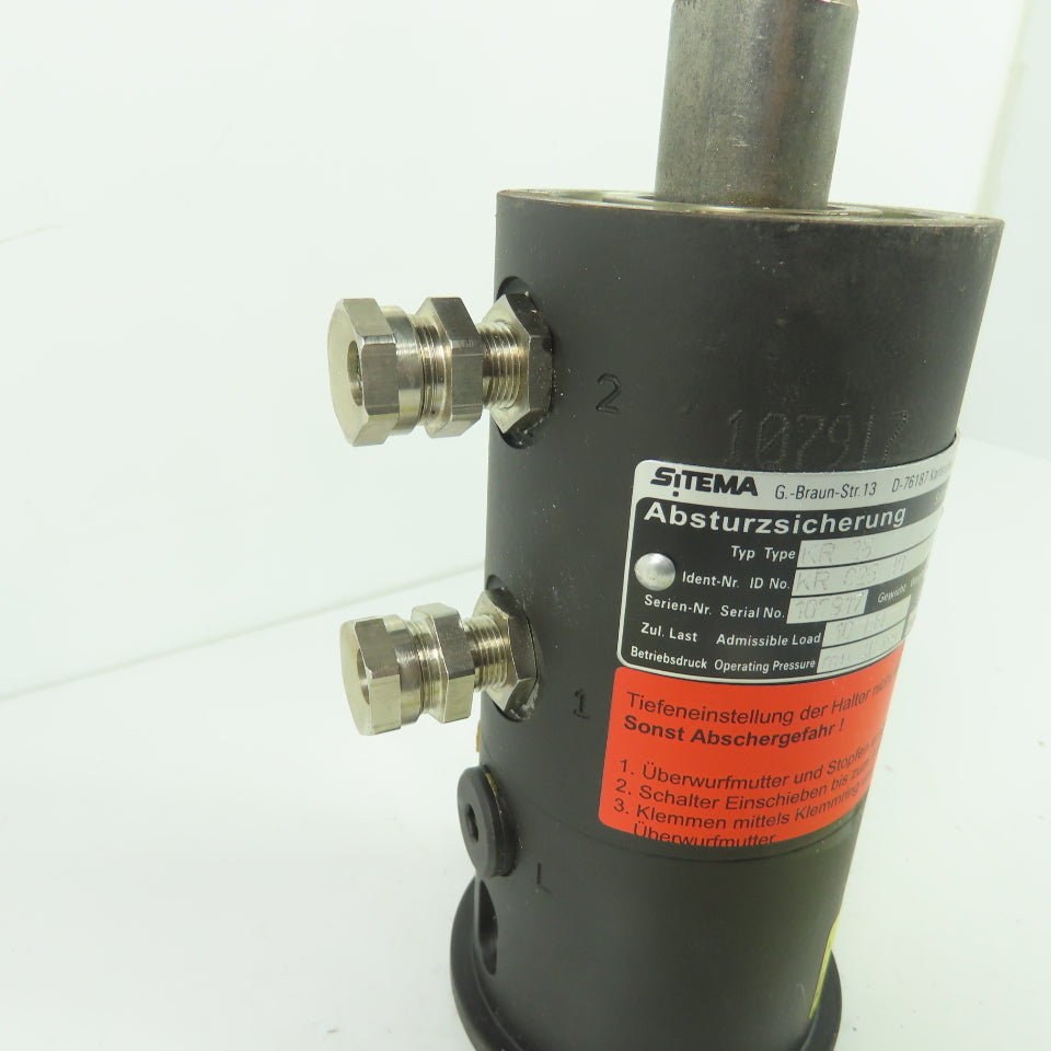 SITEMA KR 025 30 KR 25 Pneumatic Safety Catcher 10kN 10-250 bar
