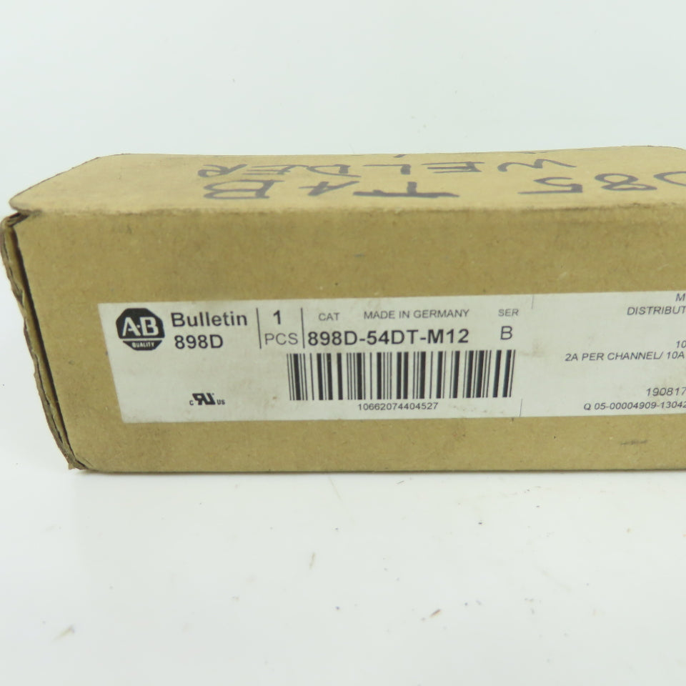 Allen-Bradley 898D-54DT-M12 Bulletin 898D 4-Port Distribution Box 10-30VDC