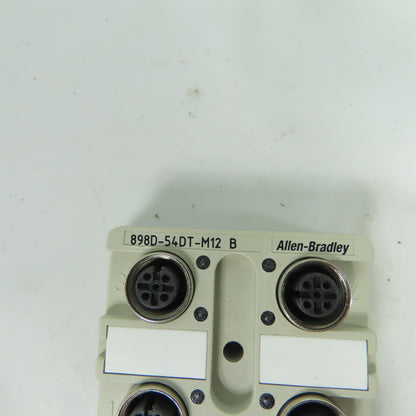 Allen-Bradley 898D-54DT-M12 Bulletin 898D 4-Port Distribution Box 10-30VDC
