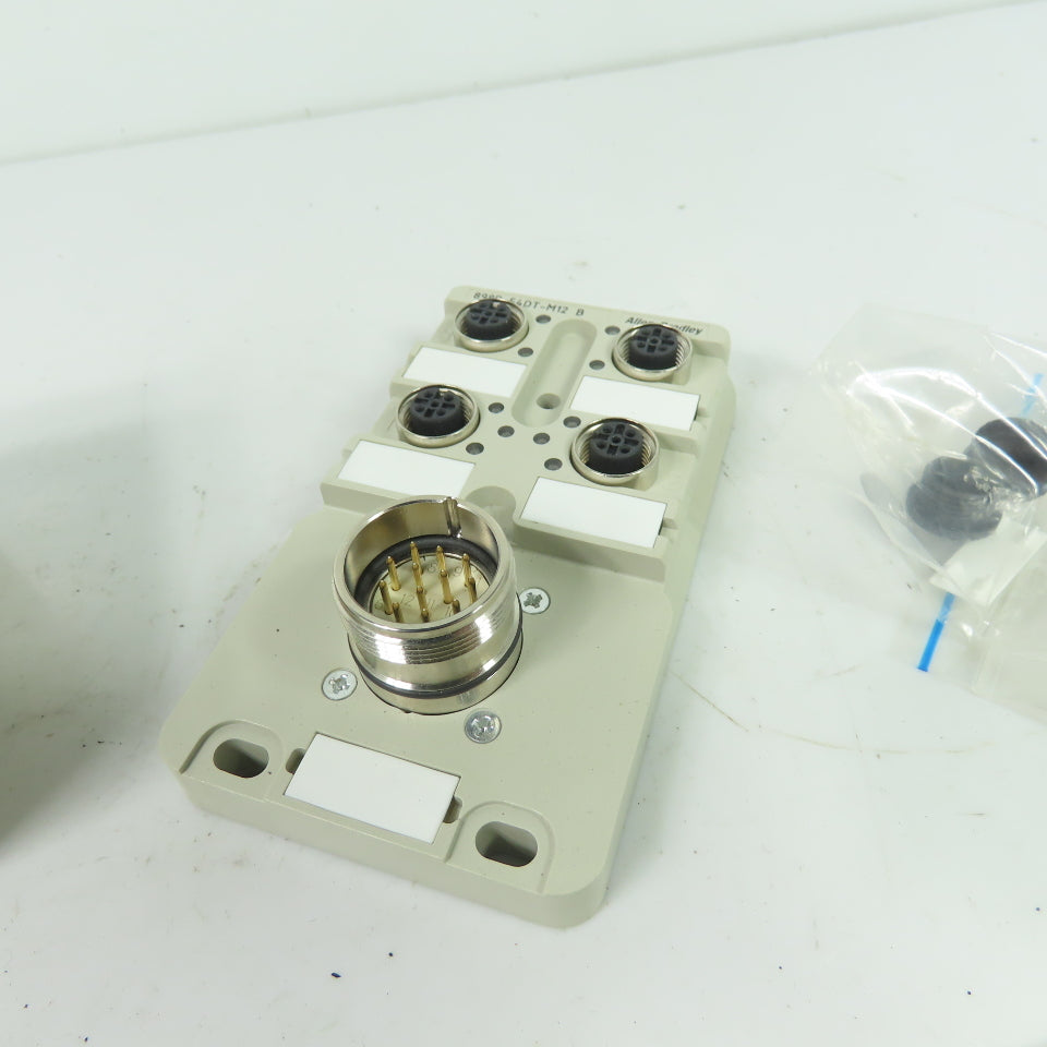 Allen-Bradley 898D-54DT-M12 Bulletin 898D 4-Port Distribution Box 10-30VDC