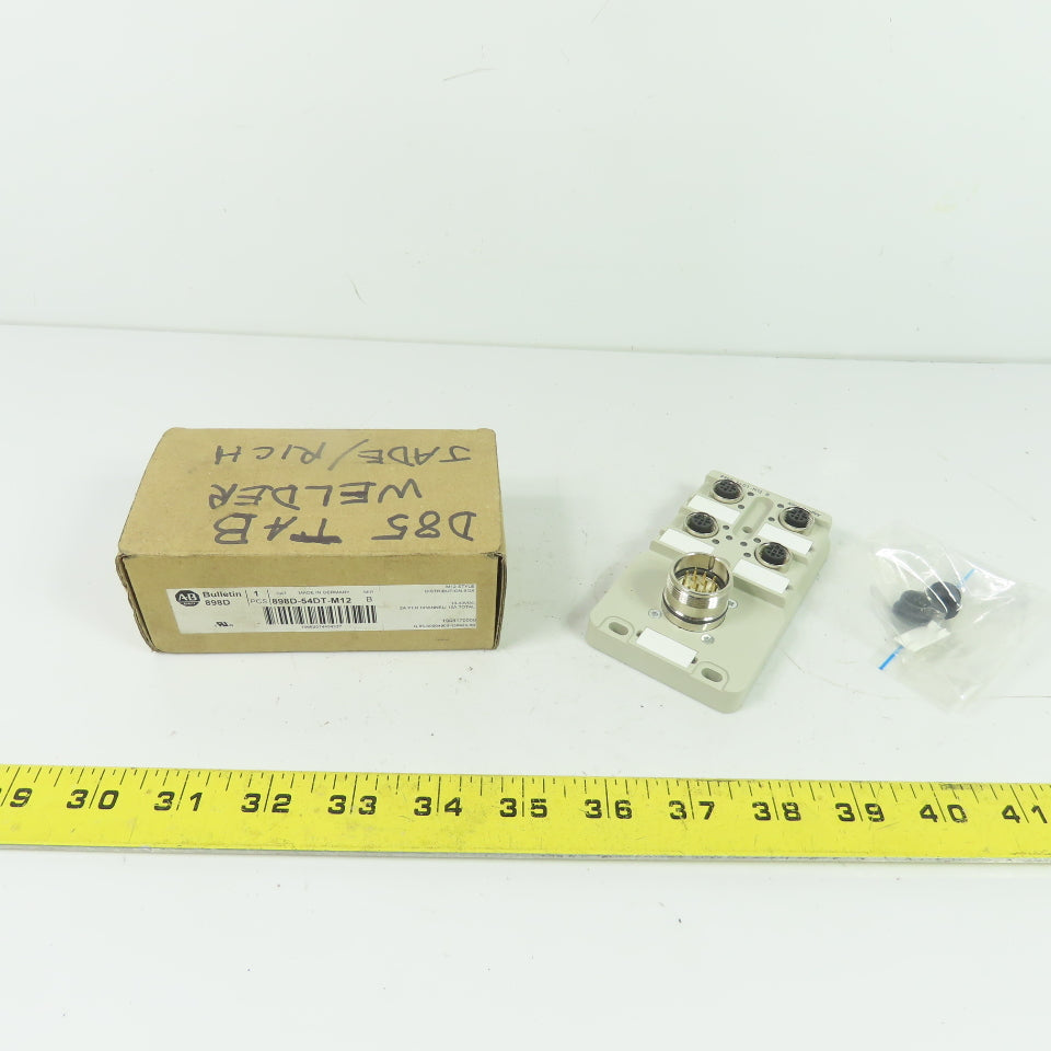 Allen-Bradley 898D-54DT-M12 Bulletin 898D 4-Port Distribution Box 10-30VDC