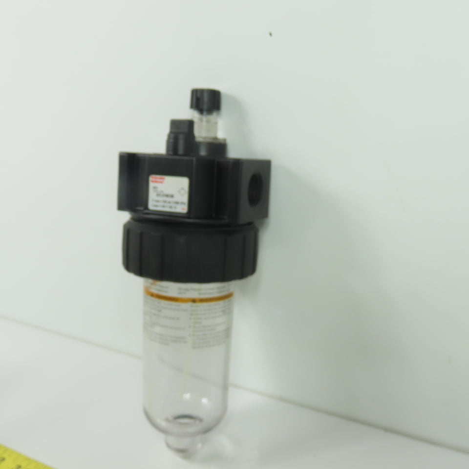 Schrader Bellows 07L31BESB Pneumatic Prep-Air II Mist Lubricator 150 PSI 1/2"NPT