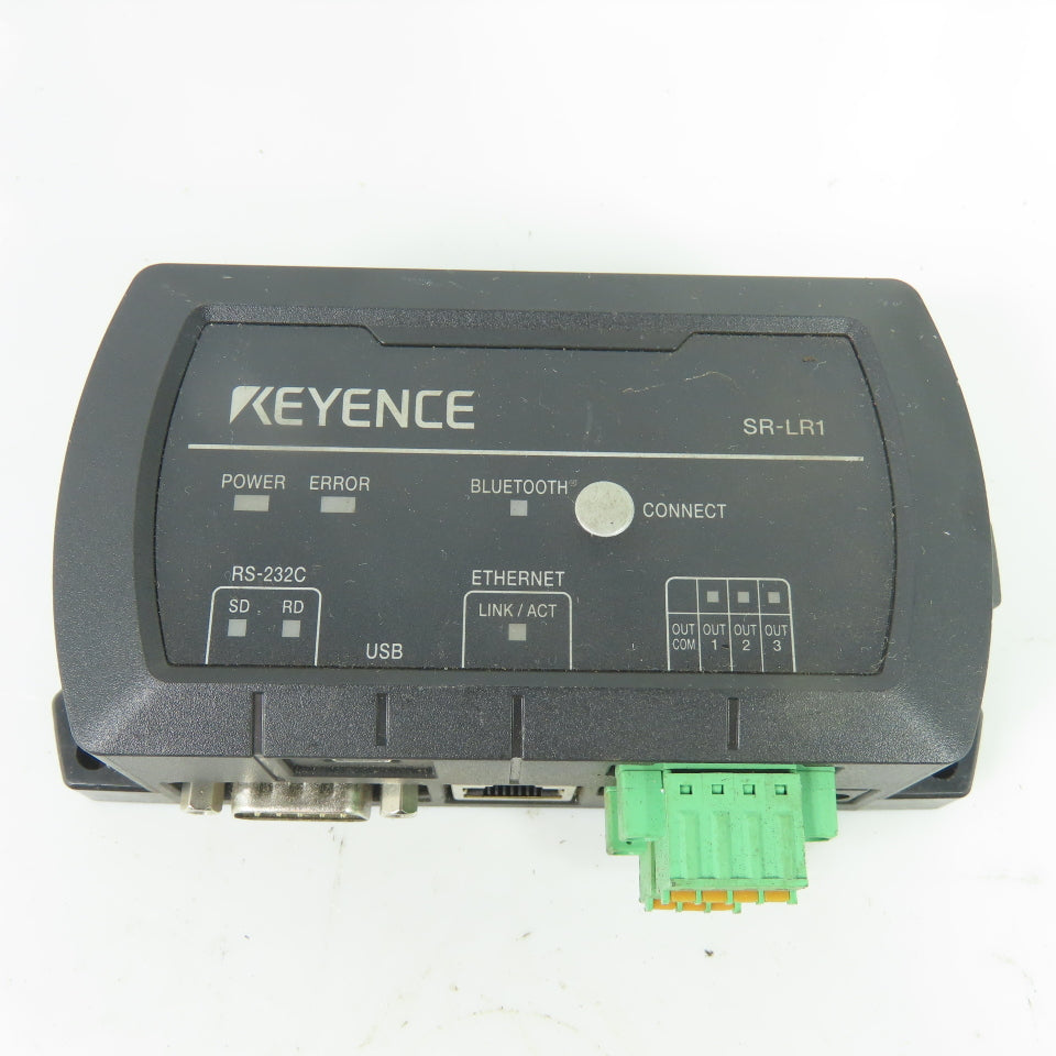 Keyence SR-LR1 Communication Unit Bluetooth Ethernet RS-232C 12-24VDC