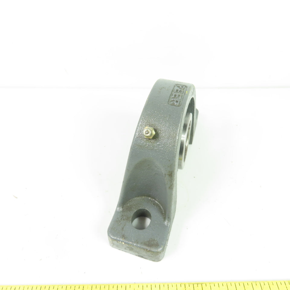 Peer HC208-24 P208 Pillow Block Bearing 1-1/2" Bore 2-Bolt