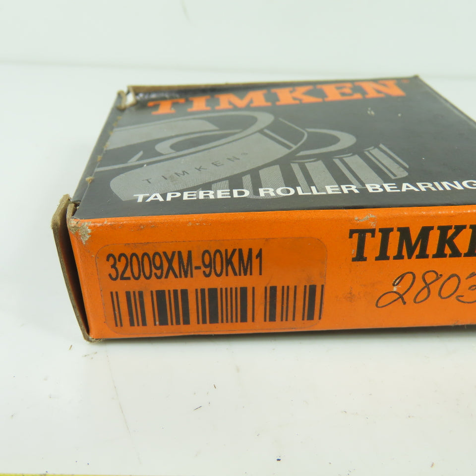 Timken 32009XM-90KM1 Tapered Roller Bearing 45mm Bore 75mm OD