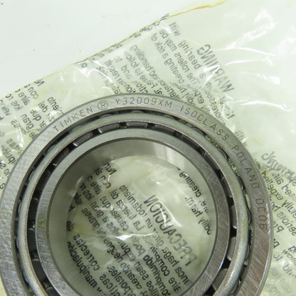Timken 32009XM-90KM1 Tapered Roller Bearing 45mm Bore 75mm OD