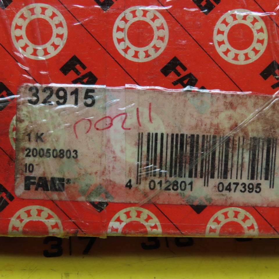 FAG 32915 Tapered Roller Bearing Cone and Cup