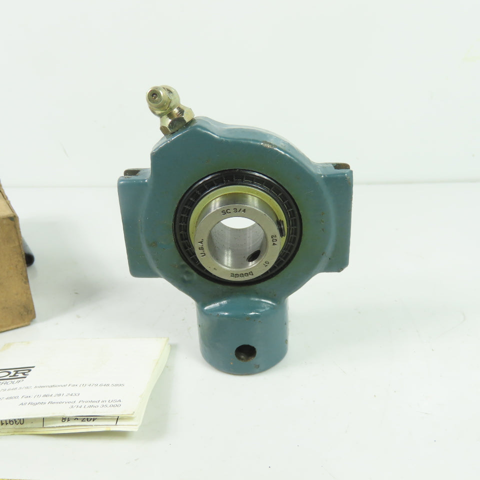 Dodge NSTU-SC-012 125050 Screw Take-Up Ball Bearing 3/4" Shaft SC Narrow Slot