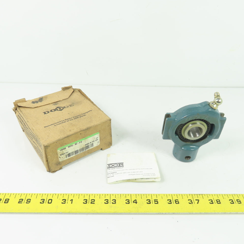 Dodge NSTU-SC-012 125050 Screw Take-Up Ball Bearing 3/4" Shaft SC Narrow Slot