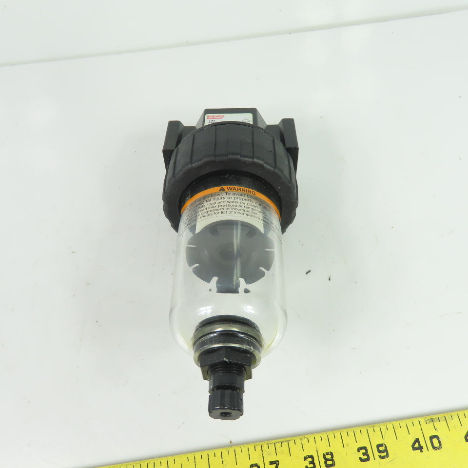 Schrader Bellows 06F21ACSB Pneumatic Particulate Filter 150 PSI 3/8" NPT NEW